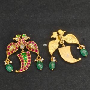 Pulogoru style Peacock Pendant in Jadav
