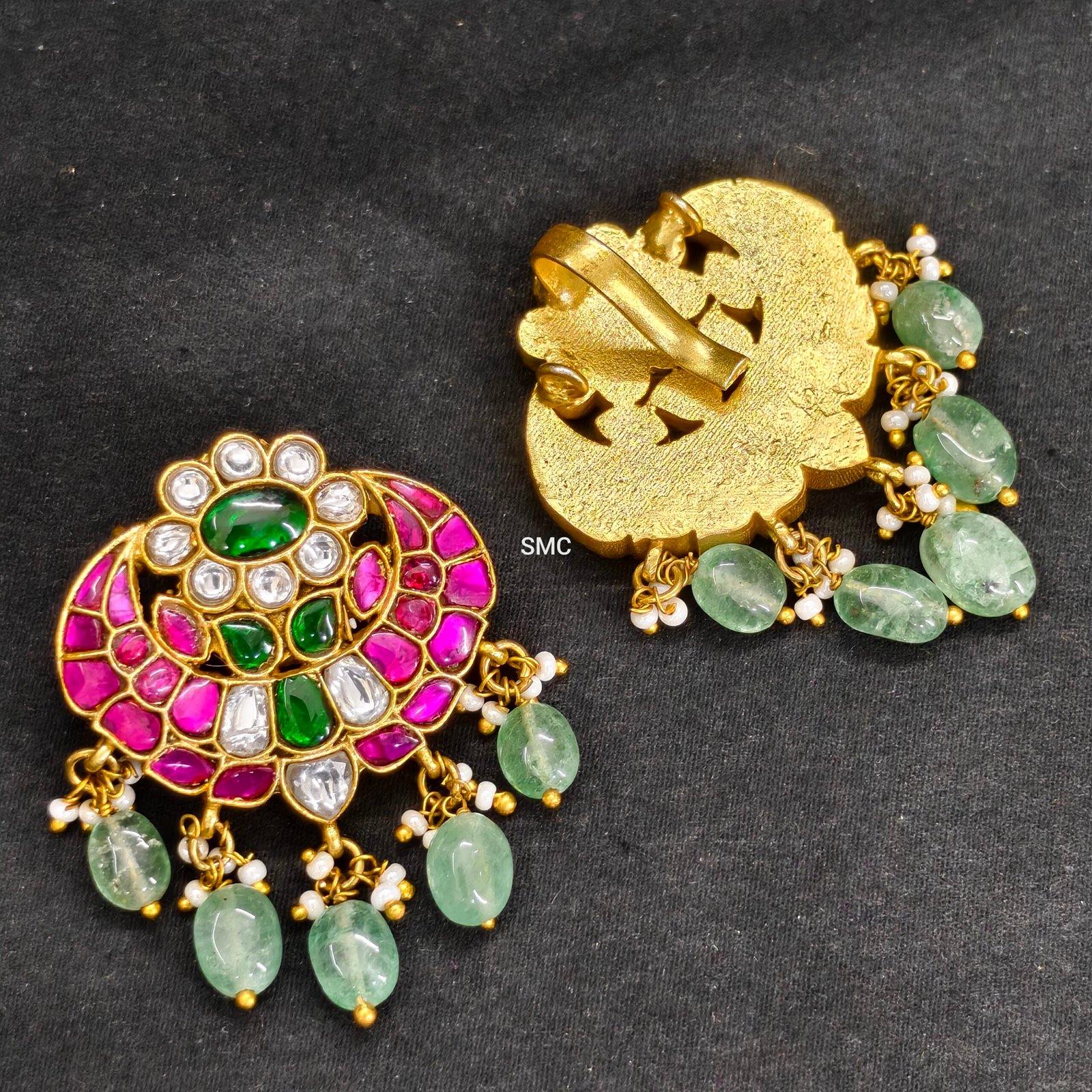 Jadav Pendant Chandbali Style