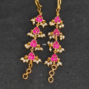 Jadau Ear Chains