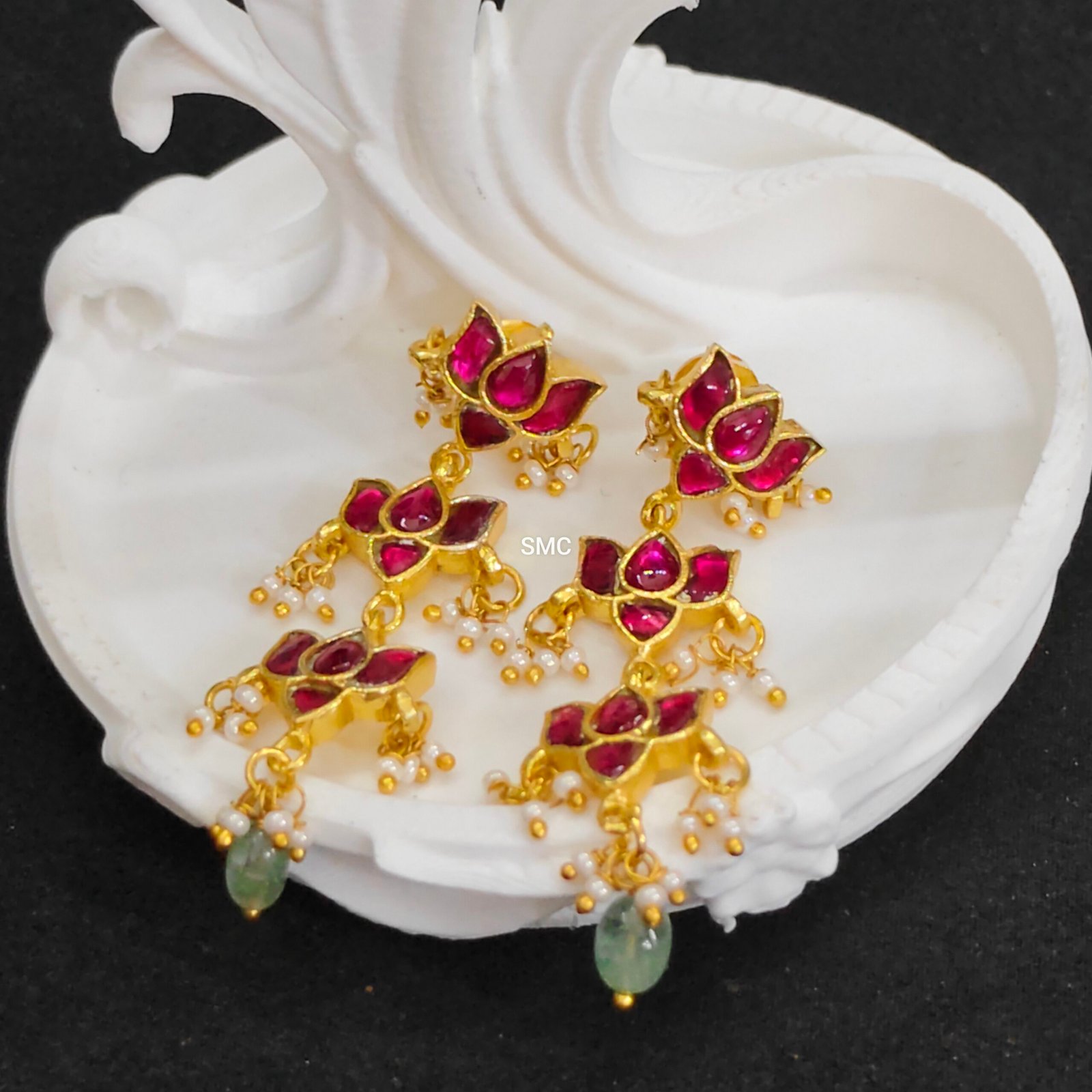 Lotus Earrings - Image 3